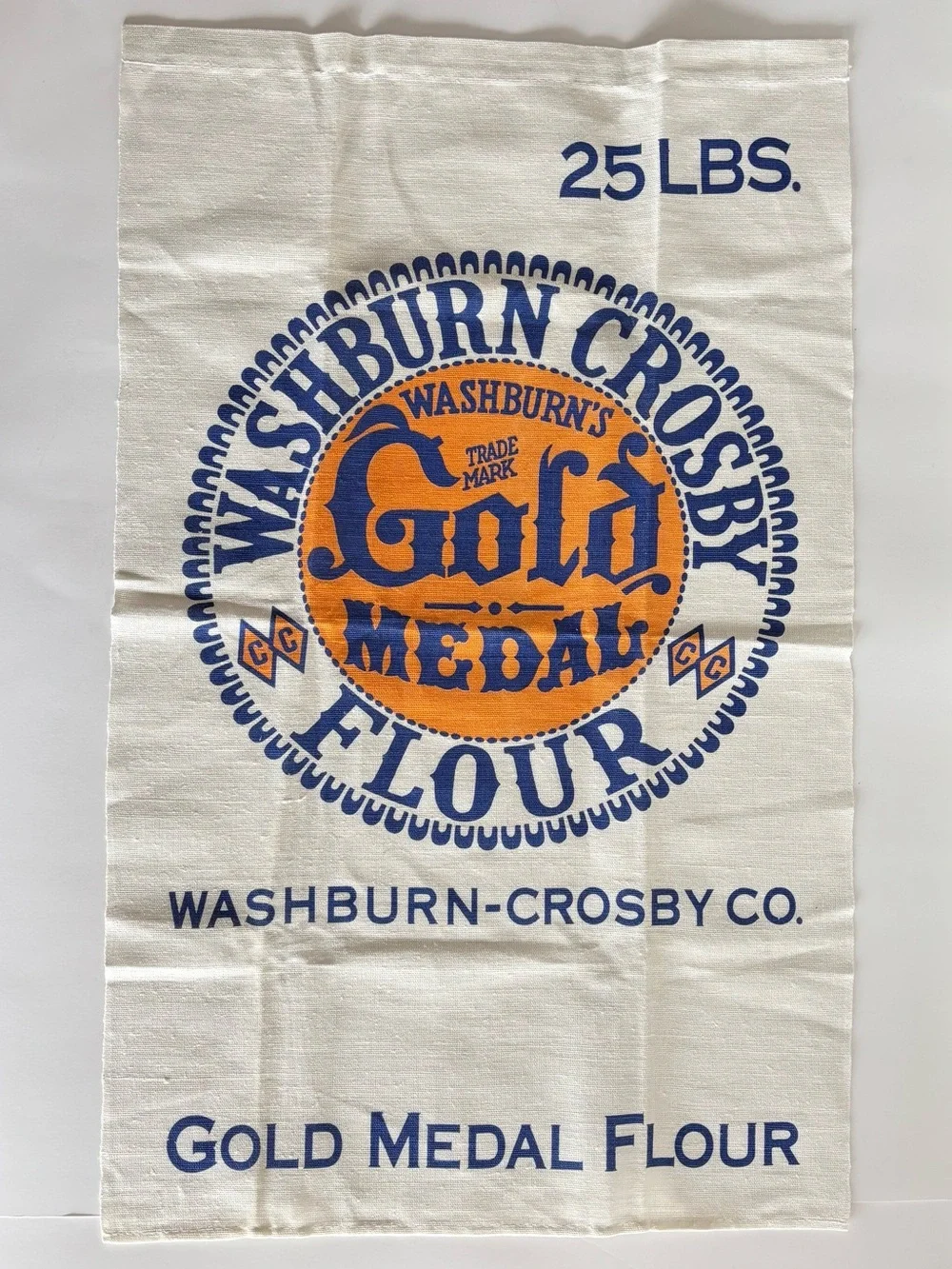 Linen Gold Medal Flour Tea Towel and Oven Mitt Set